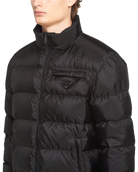 prada re nylon jacket mens|Prada re nylon puffer jacket.